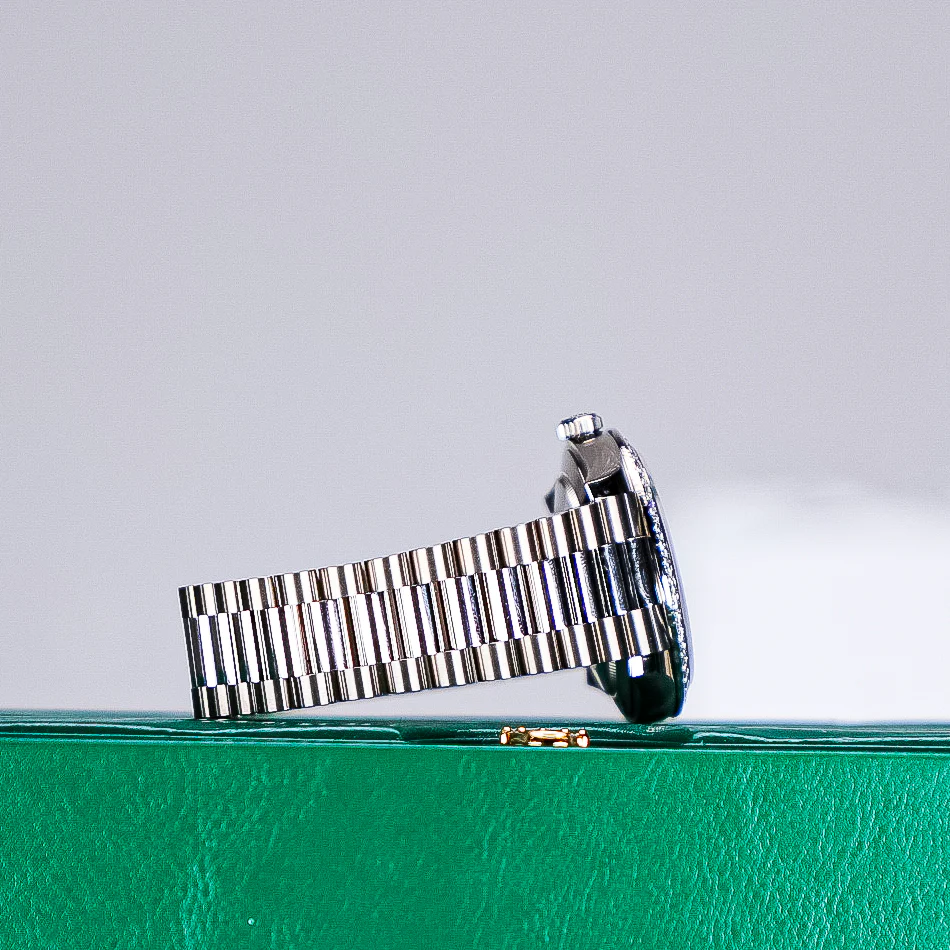 2021 Rolex DayDate Pave Diamond 228349RBr - Image 6