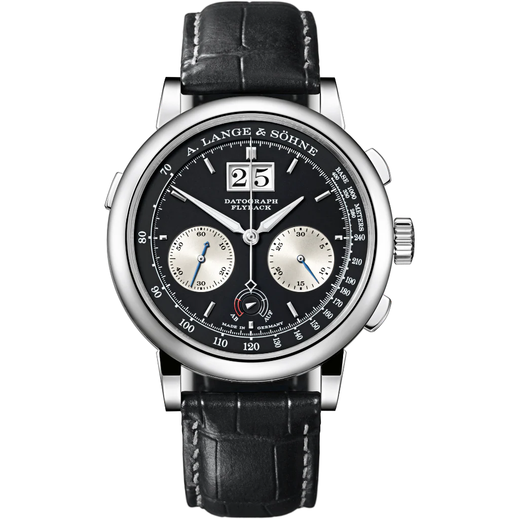 A. Lange & Sohne DATOGRAPH UP/DOWN 41 mm Black Dial Platinum Leather Strap 405.035 / LSLS4052AD