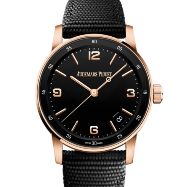 Audemars Piguet Code 11.59 41mm Lacquered Black Dial Pink Gold 15210OR.OO.A002KB.01