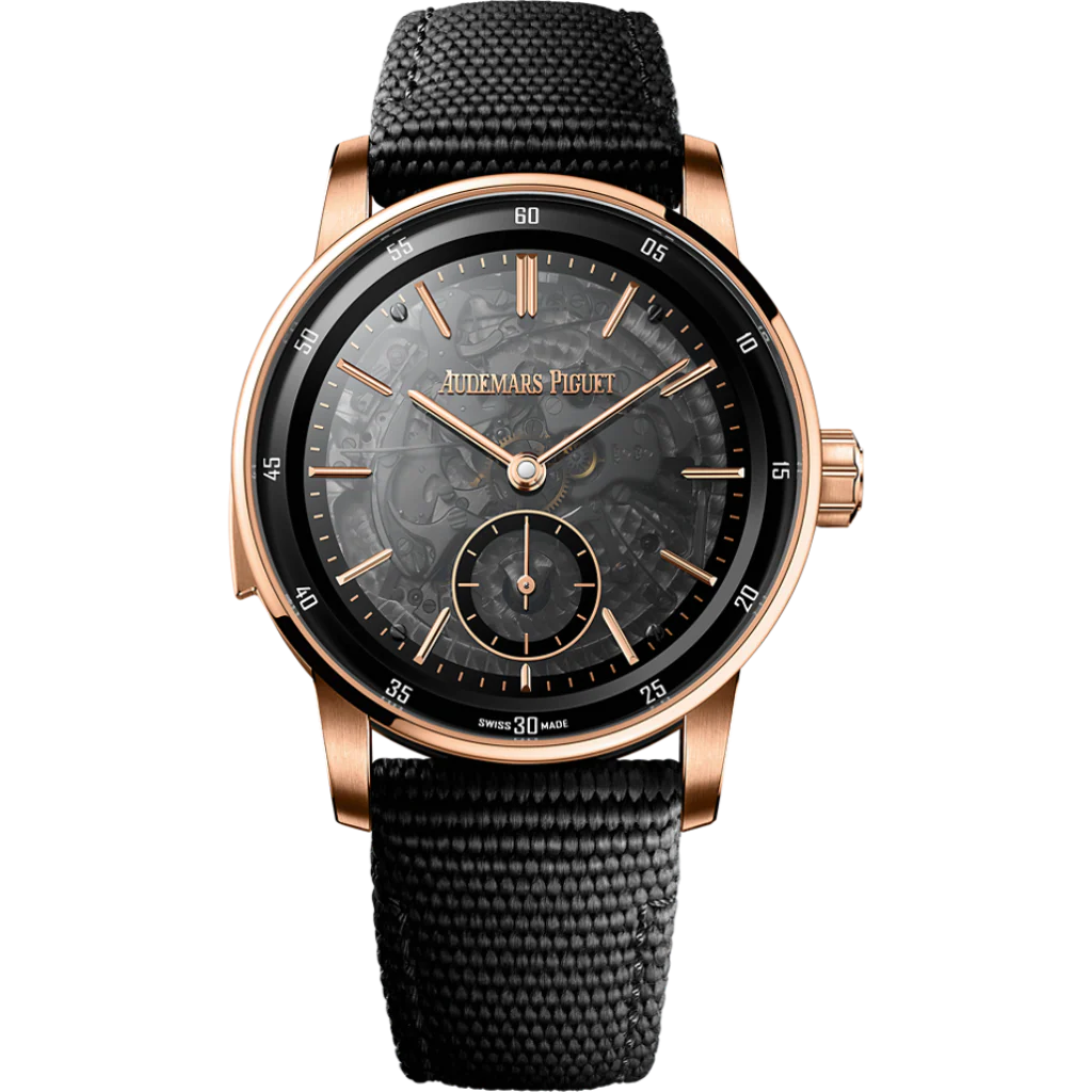 Audemars Piguet Code 11.59 by Audemars Piguet Minute Repeater Supersonnerie 41 mm Black Dial Ceramic Rubber-Coated Strap 26395NR.OO.D002KB.01