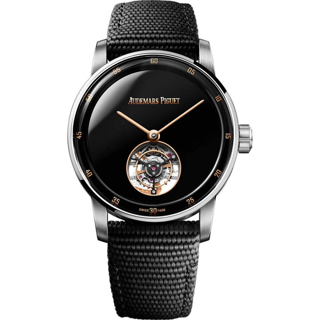 Audemars Piguet Code 11.59 by Audemars Piguet Selfwinding Flying Tourbillon 41 mm Black Dial Ceramic Rubber-Coated Strap 26396NB.OO.D002KB.01