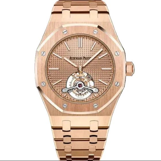 Audemars Piguet Royal Oak 41mm Pink Gold-Toned Dial Pink Gold 26515OR.OO.1220OR.01