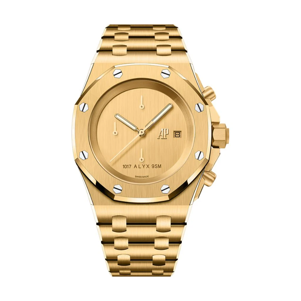 Audemars Piguet Royal Oak Offshore Selfwinding Chronograph 42 mm Yellow Dial 18-Carat Yellow Gold Bracelet 26238BA.OO.2000BA.01