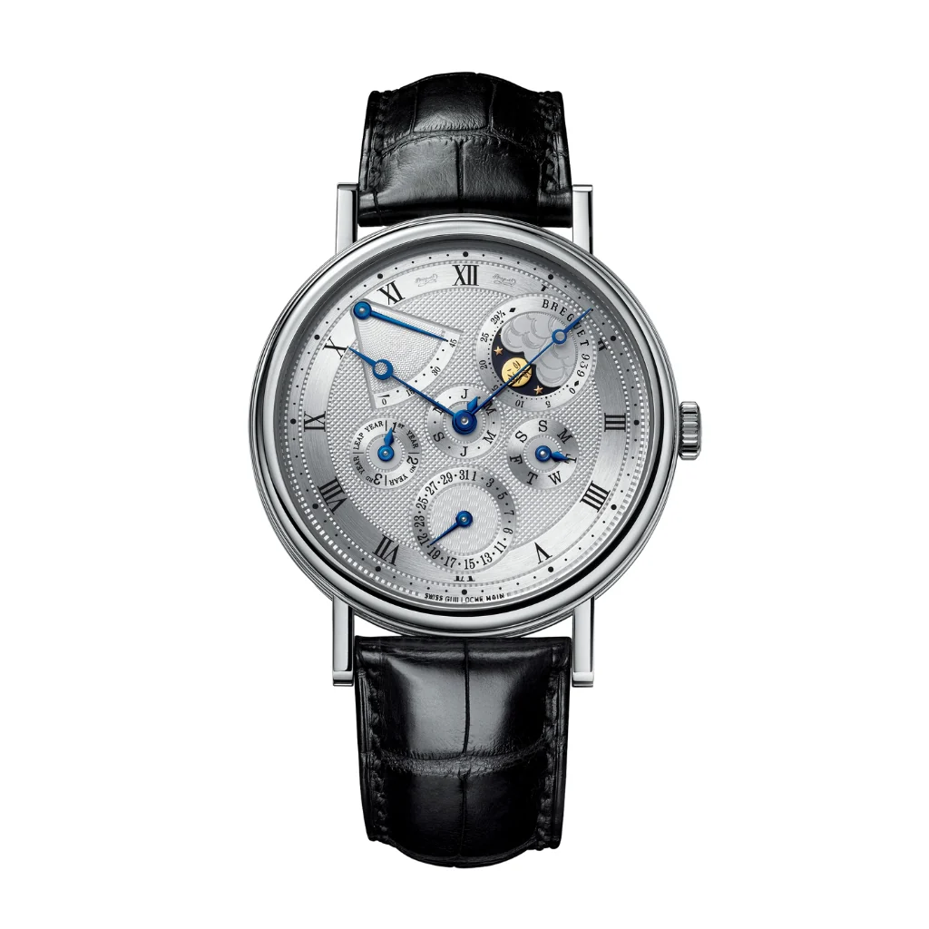 Breguet Classique 39 mm Silver Dial 18k White Gold Leather Strap 5327BB/1E/9V6