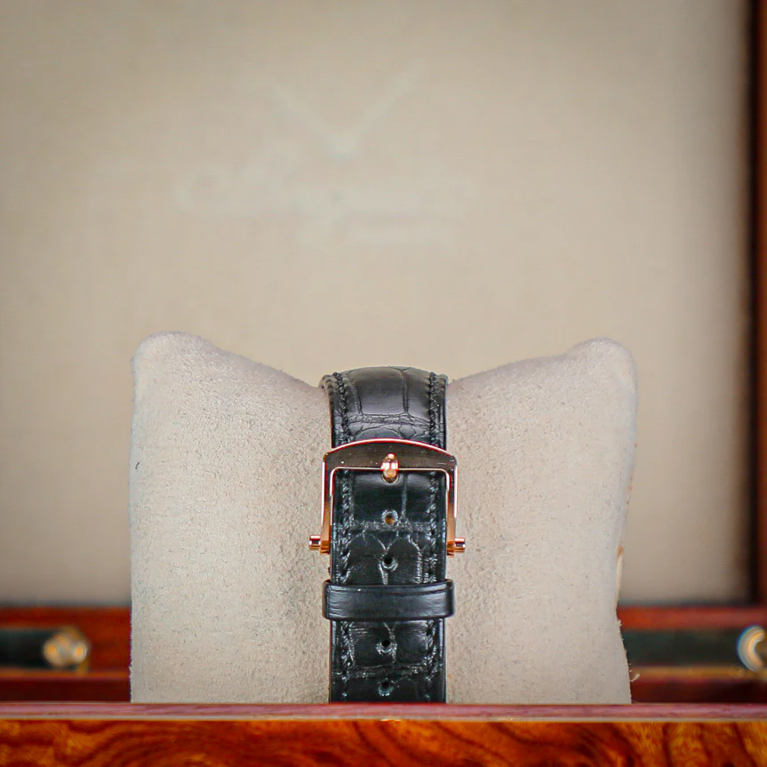 Breguet Tradition 40 mm Black Dial 18k Rose Gold Black Leather Strap 7057BR/G9/9W6 - Image 5