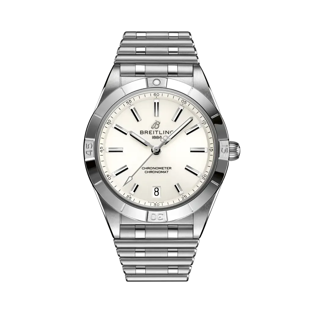 Breitling Chronomat Automatic 36 mm White Dial Stainless Steel Bracelet A10380101A3A1
