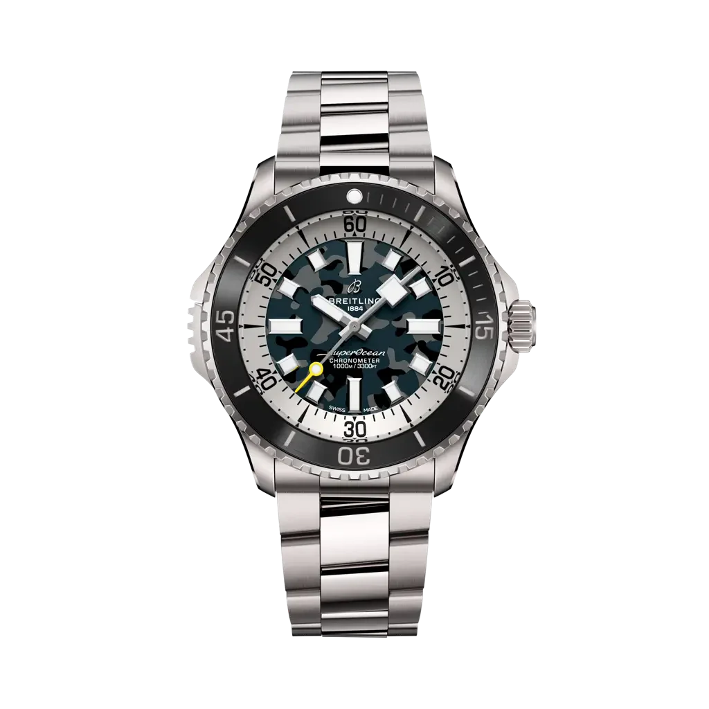 Breitling Superocean Automatic 46 Super Diver 46 mm Black Dial Titanium Bracelet E10379351B1E1