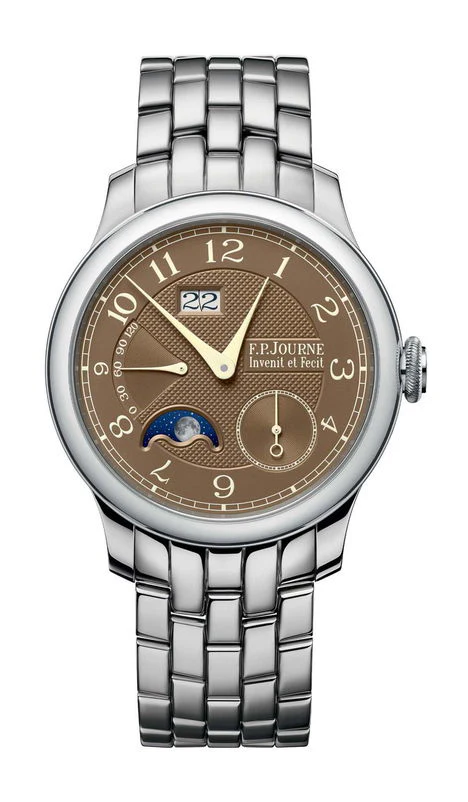F.P.Journe Automatique Lune Havana 42mm Brown Dial Platinum Bracelet