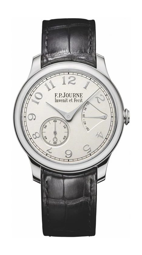 F.P.Journe Chronomètre Souverain 40mm White Dial Platinum Alligator Leather Strap