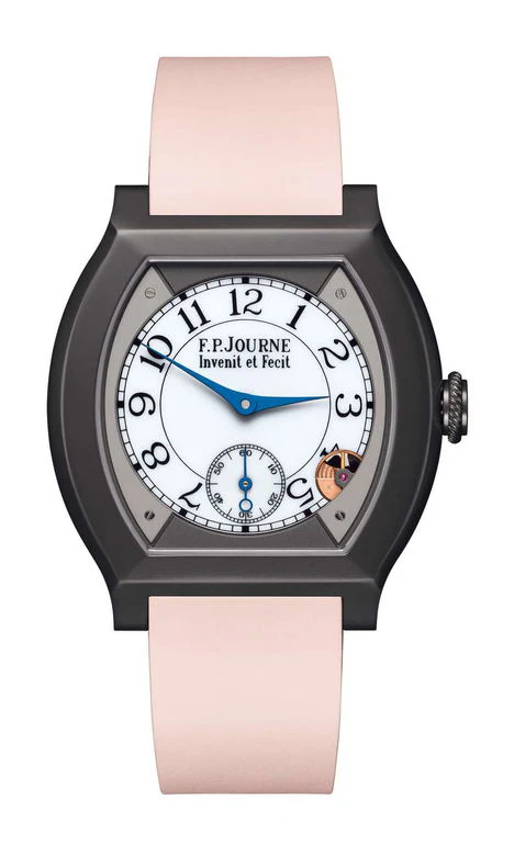 F.P.Journe élégante 40 Titalyt 35mm White Dial Titanium Rubber Strap