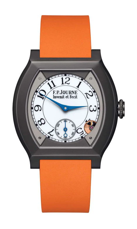 F.P.Journe élégante 40 Titalyt 35mm White Dial Titanium Rubber Strap