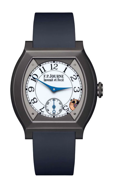 F.P.Journe élégante 40 Titalyt 35mm White Dial Titanium Rubber Strap