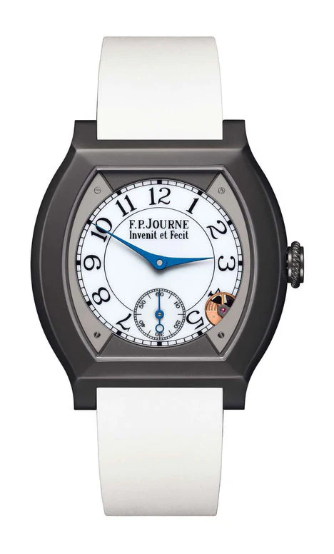 F.P.Journe élégante 40 Titalyt 35mm White Dial Titanium Rubber Strap