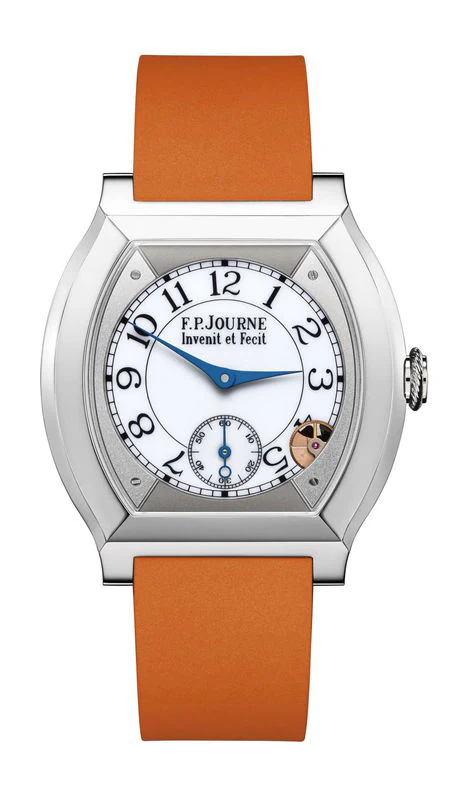 F.P.Journe élégante 40 Titanium 35mm White Dial Titanium Rubber Strap