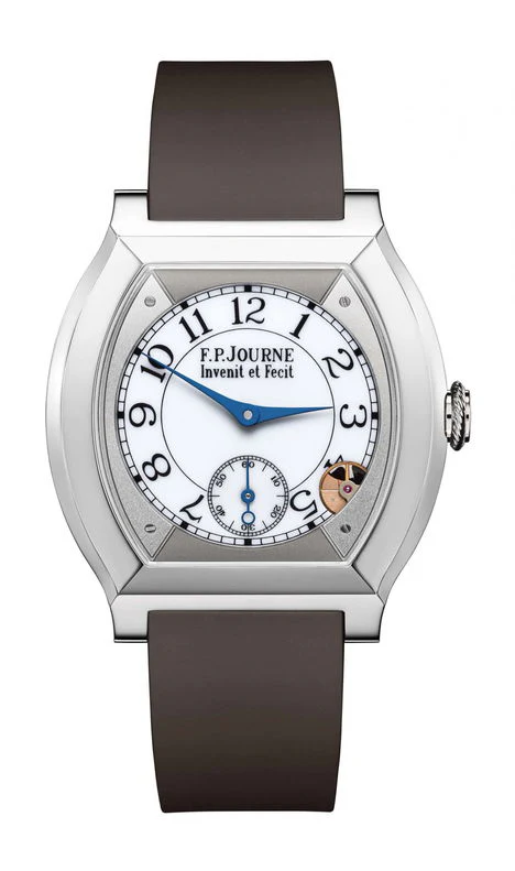 F.P.Journe élégante 40 Titanium 35mm White Dial Titanium Rubber Strap