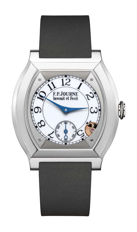 F.P.Journe élégante 40 Titanium 35mm White Dial Titanium Rubber Strap