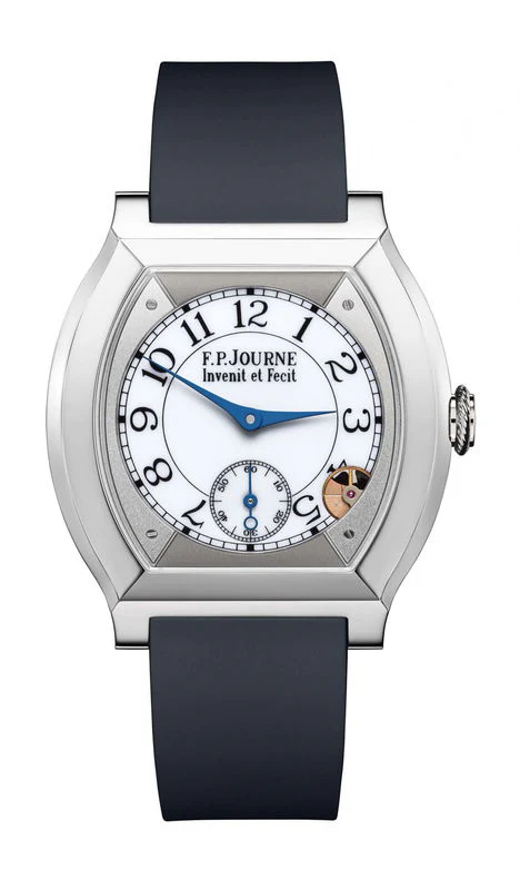 F.P.Journe élégante 40 Titanium 35mm White Dial Titanium Rubber Strap