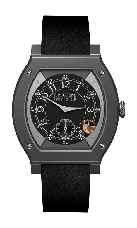 F.P.Journe élégante 48 Titalyt 40mm Black Dial Titanium Rubber Strap