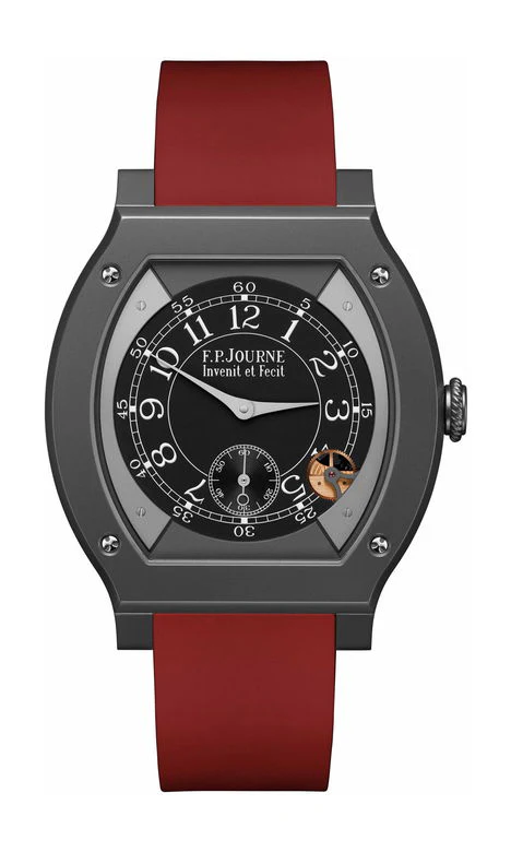 F.P.Journe élégante 48 Titalyt 40mm Black Dial Titanium Rubber Strap