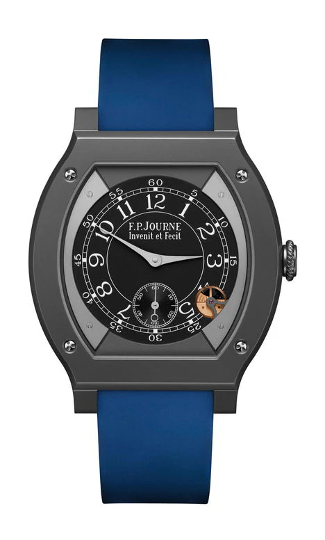 F.P.Journe élégante 48 Titalyt 40mm Black Dial Titanium Rubber Strap