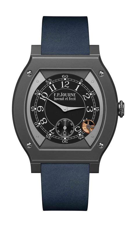 F.P.Journe élégante 48 Titalyt 40mm Black Dial Titanium Rubber Strap