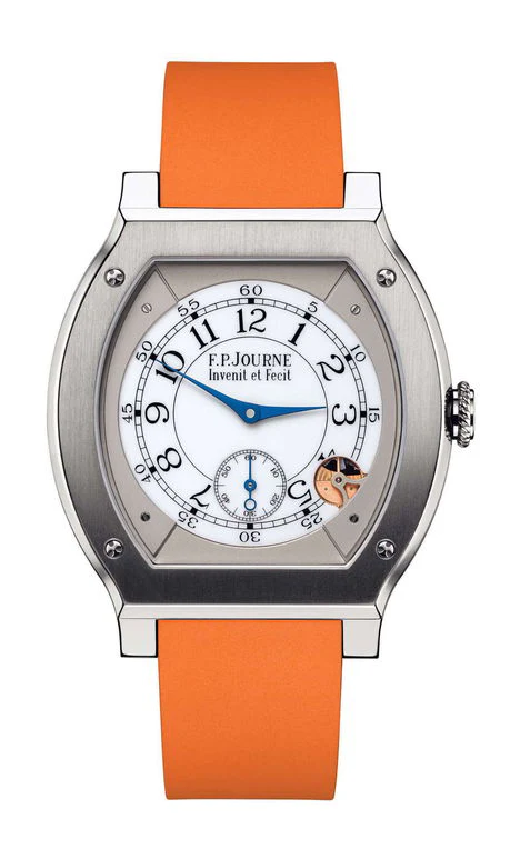 F.P.Journe élégante 48 Titanium 40mm White Dial Titanium Rubber Strap