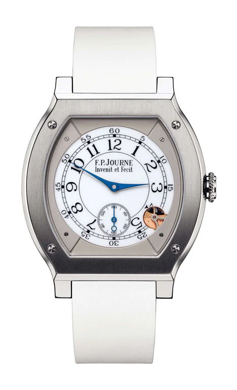 F.P.Journe élégante 48 Titanium 40mm White Dial Titanium Rubber Strap