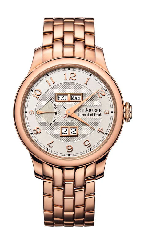 F.P.Journe Quantième Perpétuel 42mm Silver Dial 6N Gold Bracelet