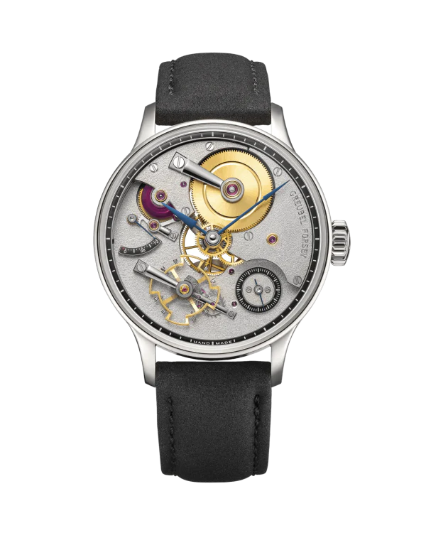 Greubel Forsey Hand Made 2 White Gold 40.9 mm Silver Dial Black Strap