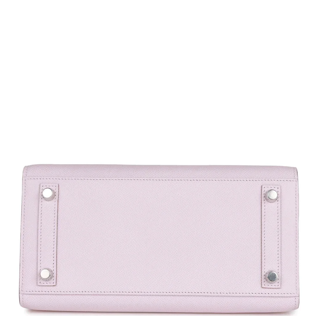 HERMES Birkin 25 Epsom Mauve Pale Palladium Hardware - Image 2