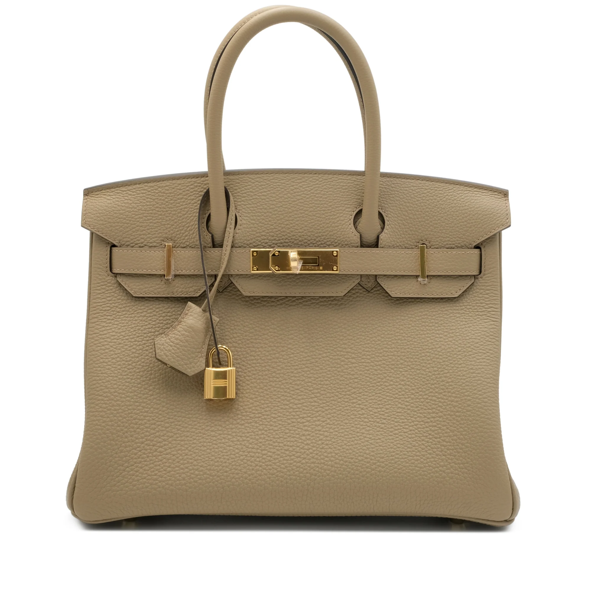 HERMES Birkin 25 Togo Beige Marfa Gold Hardware