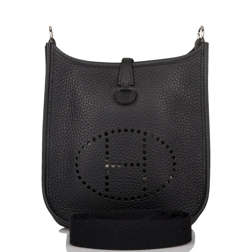 HERMES Evelyne TPM Black Palladium Hardware