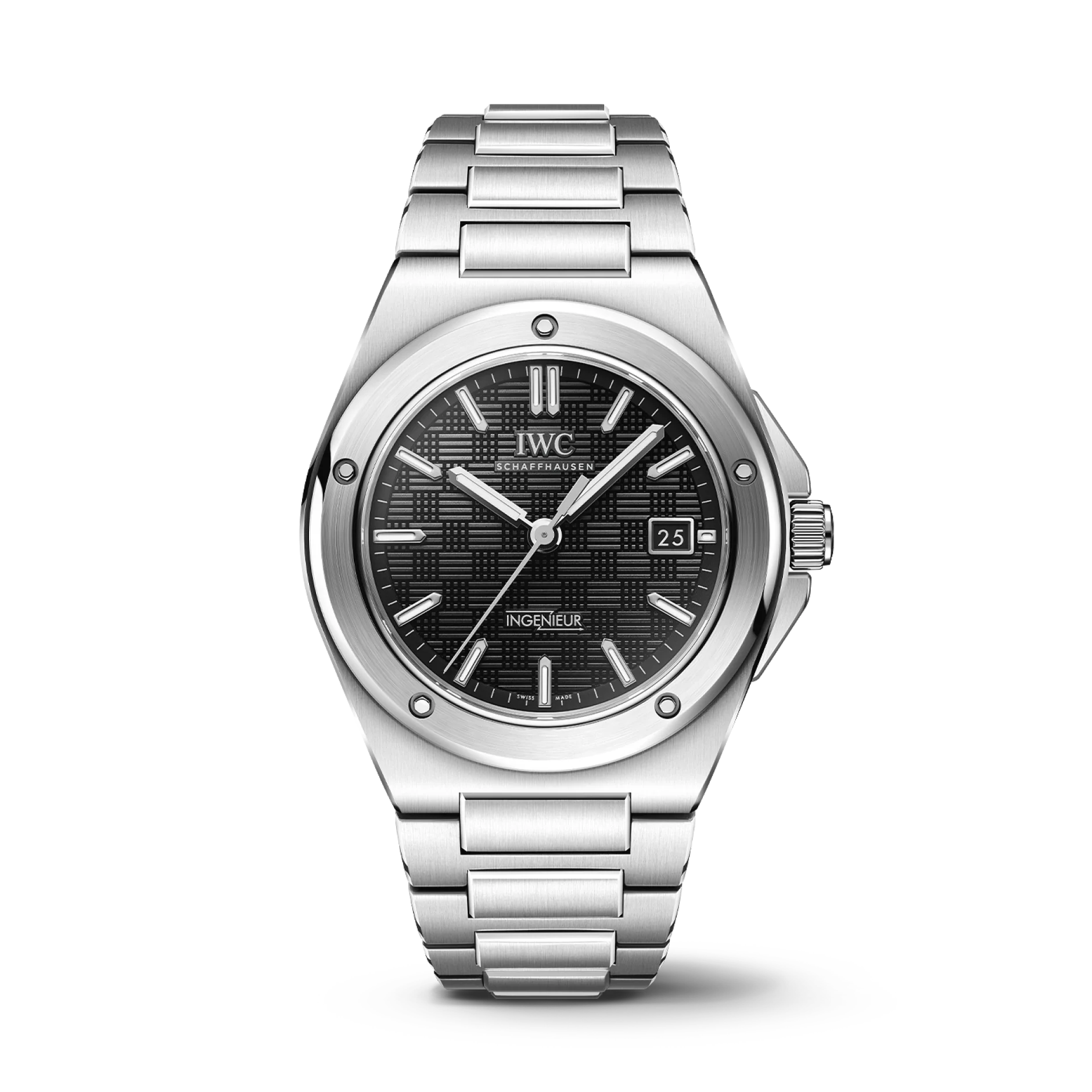 IWC Schaffhausen Ingenieur Automatic 40 mm Black Dial Stainless Steel Bracelet IW328901