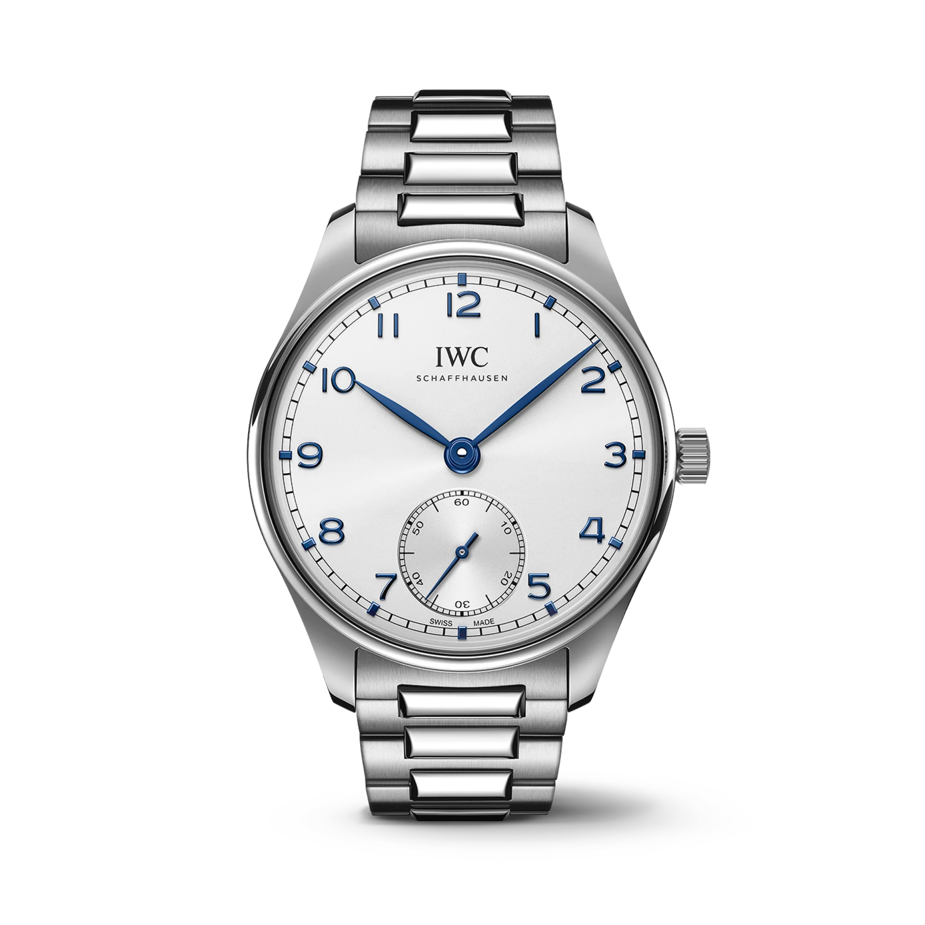 IWC Schaffhausen Portugieser Automatic 40.4 mm Silver Dial Stainless Steel Bracelet IW358312