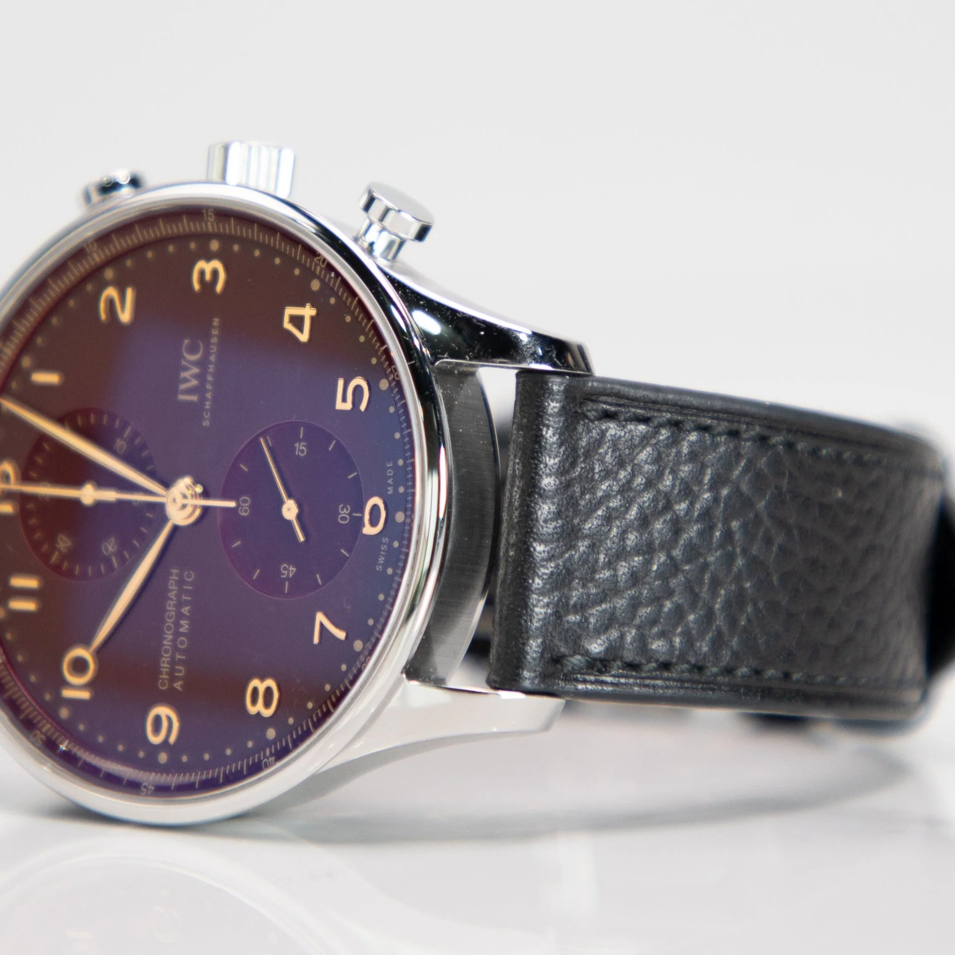 IWC Schaffhausen Portugieser Chronograph Year of the Dragon 41 mm Red Dial Stainless Steel Black Strap IW371629 - Image 4