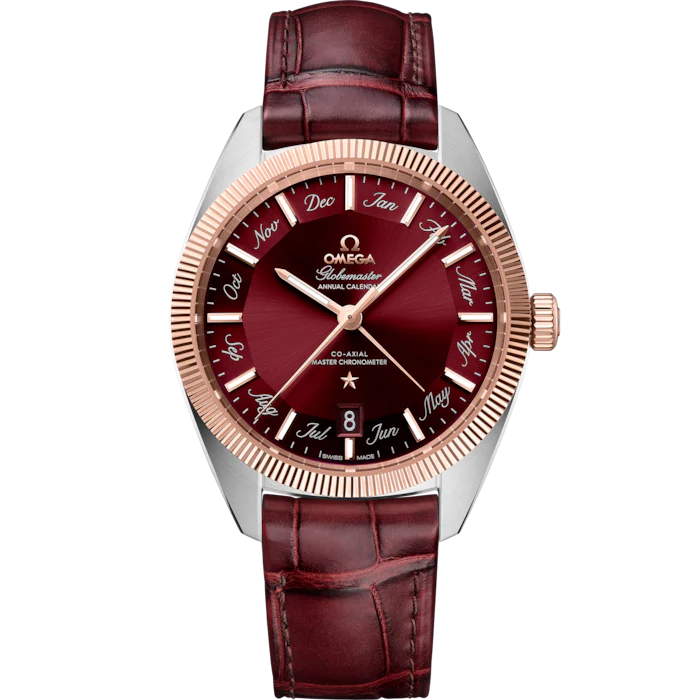 Omega Constellation 41mm Red Dial Steel & Sedna Gold 130.23.41.22.11.001