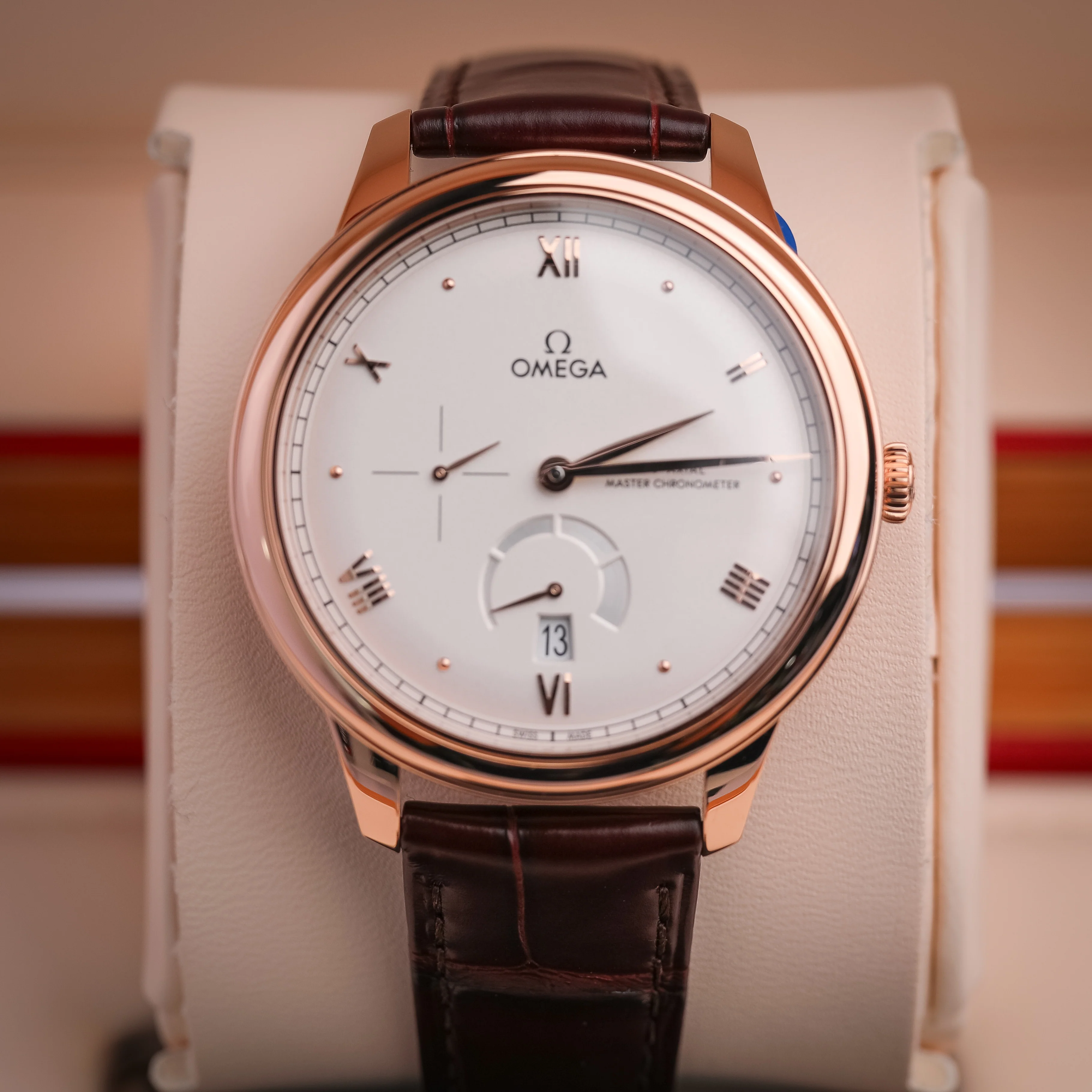 Omega De Ville Prestige 41 mm Silver Dial Sedna™ 18k Rose Gold Strap 434.53.41.21.02.001 - Image 2