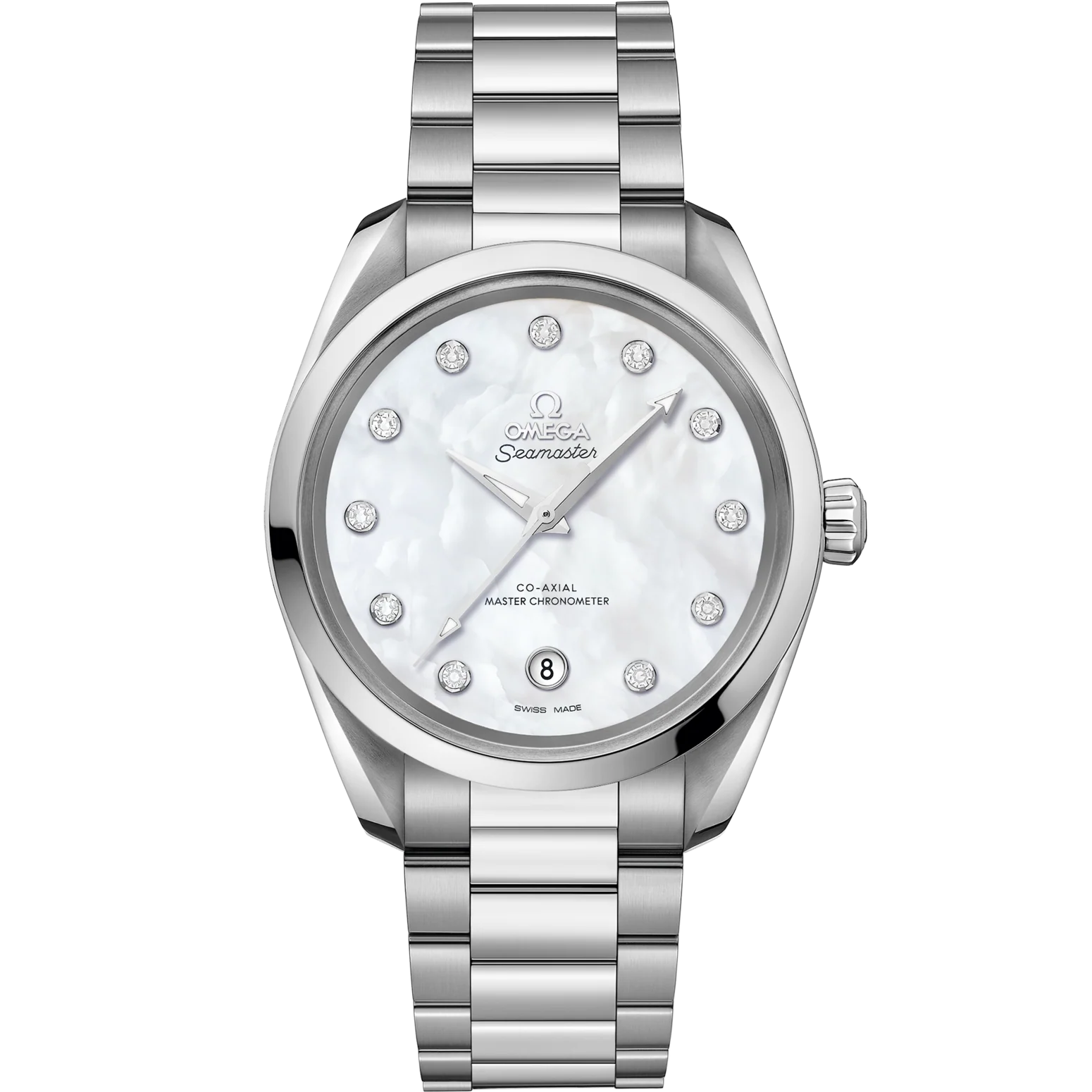 Omega Seamaster Aqua Terra 150M 38 mm White Dial Stainless Steel Bracelet 220.10.38.20.55.001