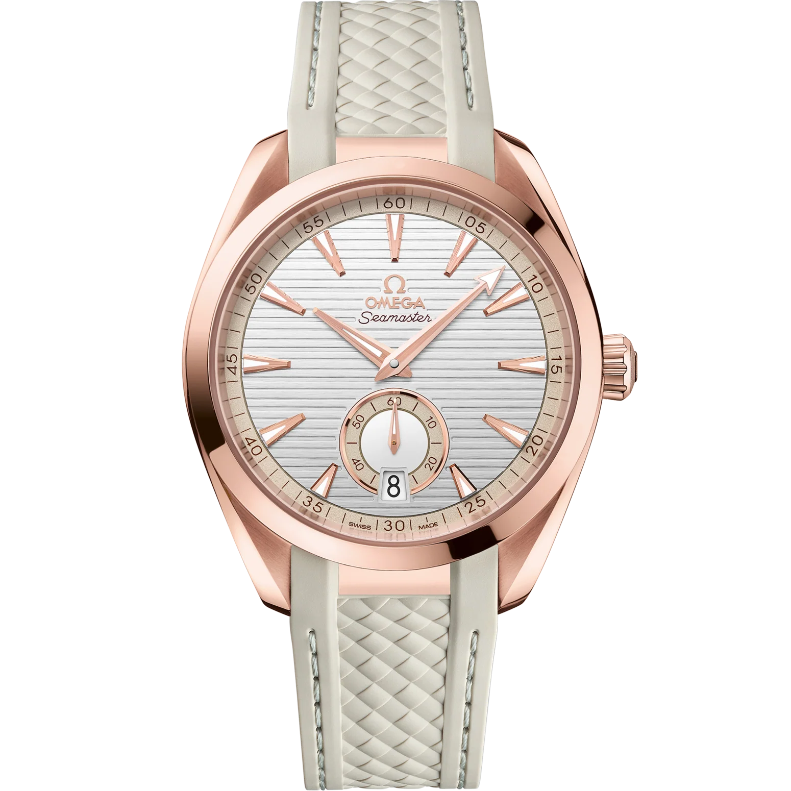 Omega Seamaster Aqua Terra 150M 41 mm Silver Dial Sedna™ 18k Rose Gold Strap 220.52.41.21.02.001