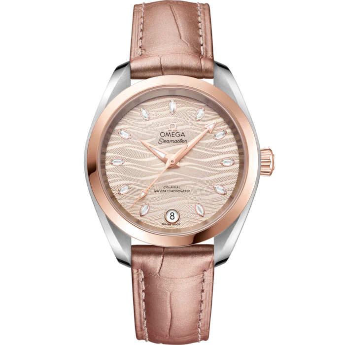 Omega Seamaster Aqua Terra 34mm Grey Dial Steel & Sedna Gold 220.23.34.20.59.001