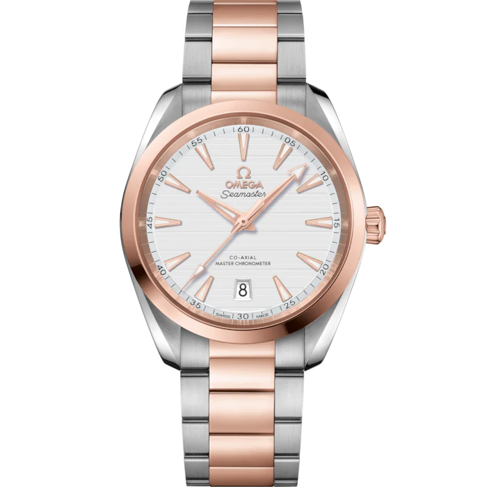 Omega Seamaster Aqua Terra 38mm Silver Dial Steel & Sedna Gold 220.20.38.20.02.001