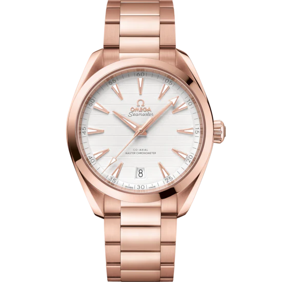 Omega Seamaster Aqua Terra 41mm Silver Dial Sedna Gold 220.50.41.21.02.001