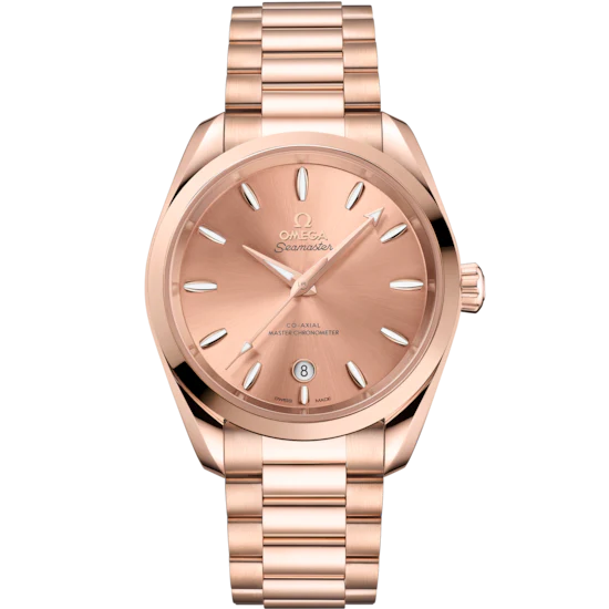 Omega Seamaster Aqua Terra Shades 38mm Pink Dial Sedna Gold 220.50.38.20.10.001