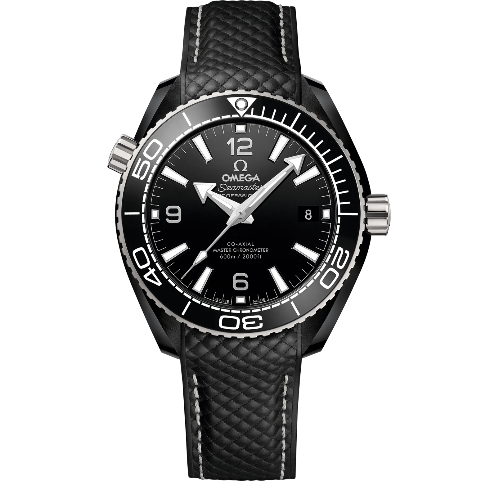 Omega Seamaster Planet Ocean 600M 39.5 mm Black Dial Black ceramic Strap 215.92.40.20.01.001