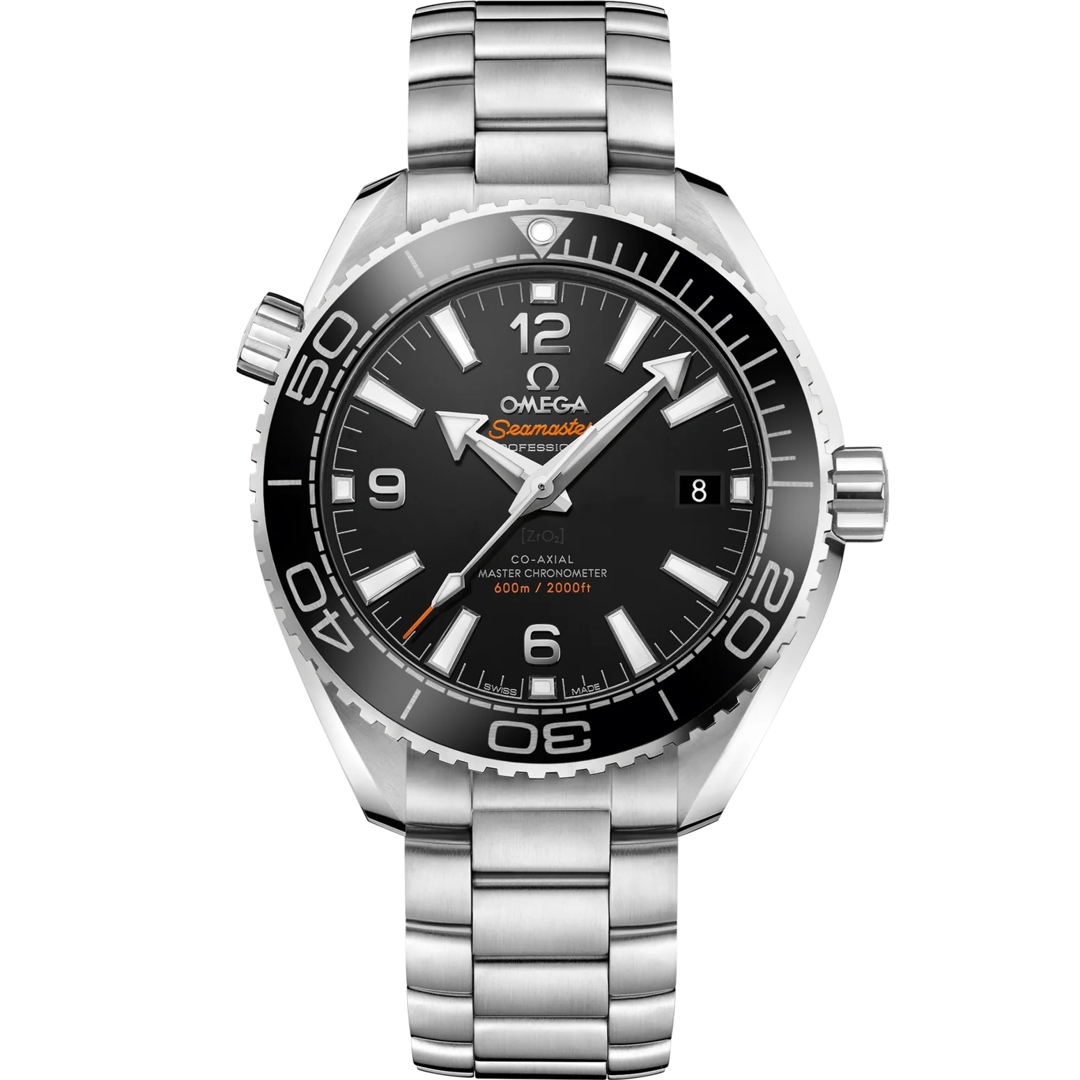 Omega Seamaster Planet Ocean 600M 39.5 mm Black Dial Stainless Steel Bracelet 215.30.40.20.01.001