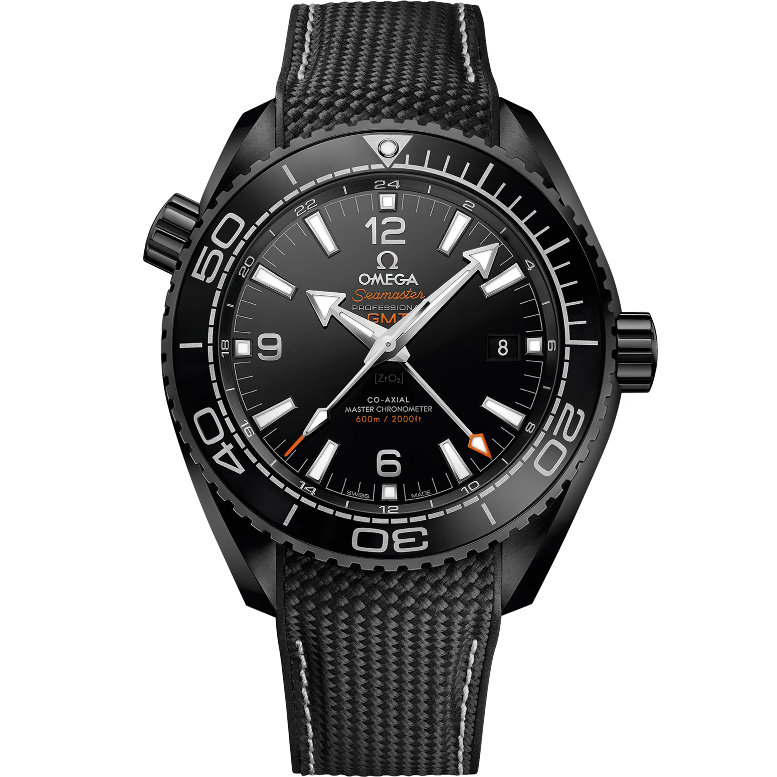 Omega Seamaster Planet Ocean 600M 45.5 mm Black Dial Black ceramic Strap 215.92.46.22.01.001