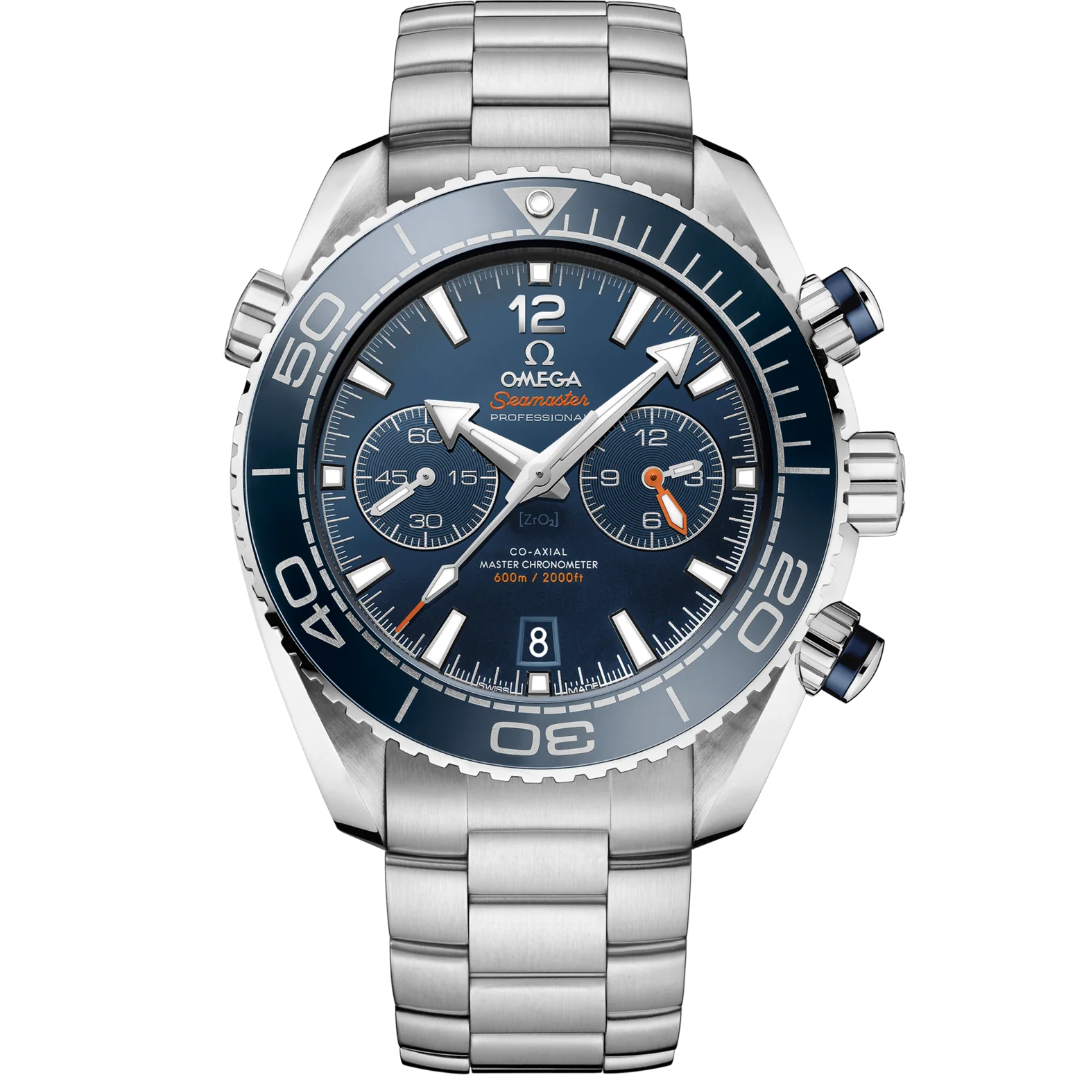 Omega Seamaster Planet Ocean 600M 45.5 mm Blue Dial Stainless Steel Bracelet 215.30.46.51.03.001