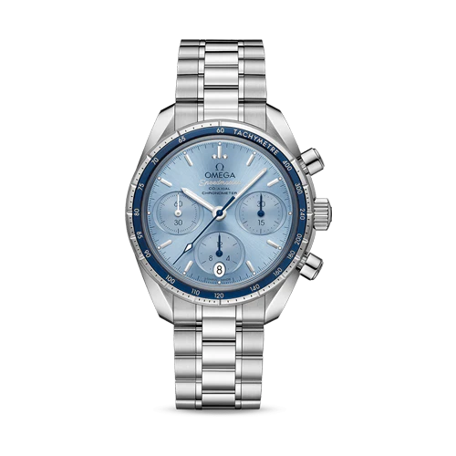 Omega Speedmaster 38 Blue Dial 38 mm Stainless Steel Bracelet 324.30.38.50.03.001