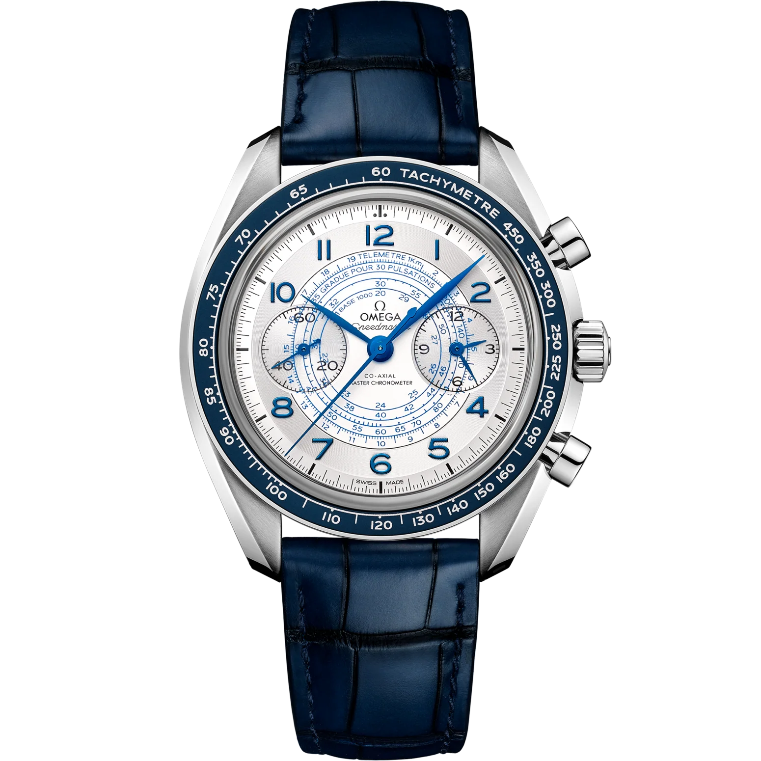 Omega Speedmaster Chronoscope Silver Dial 43 mm Stainless Steel Strap 329.33.43.51.02.001