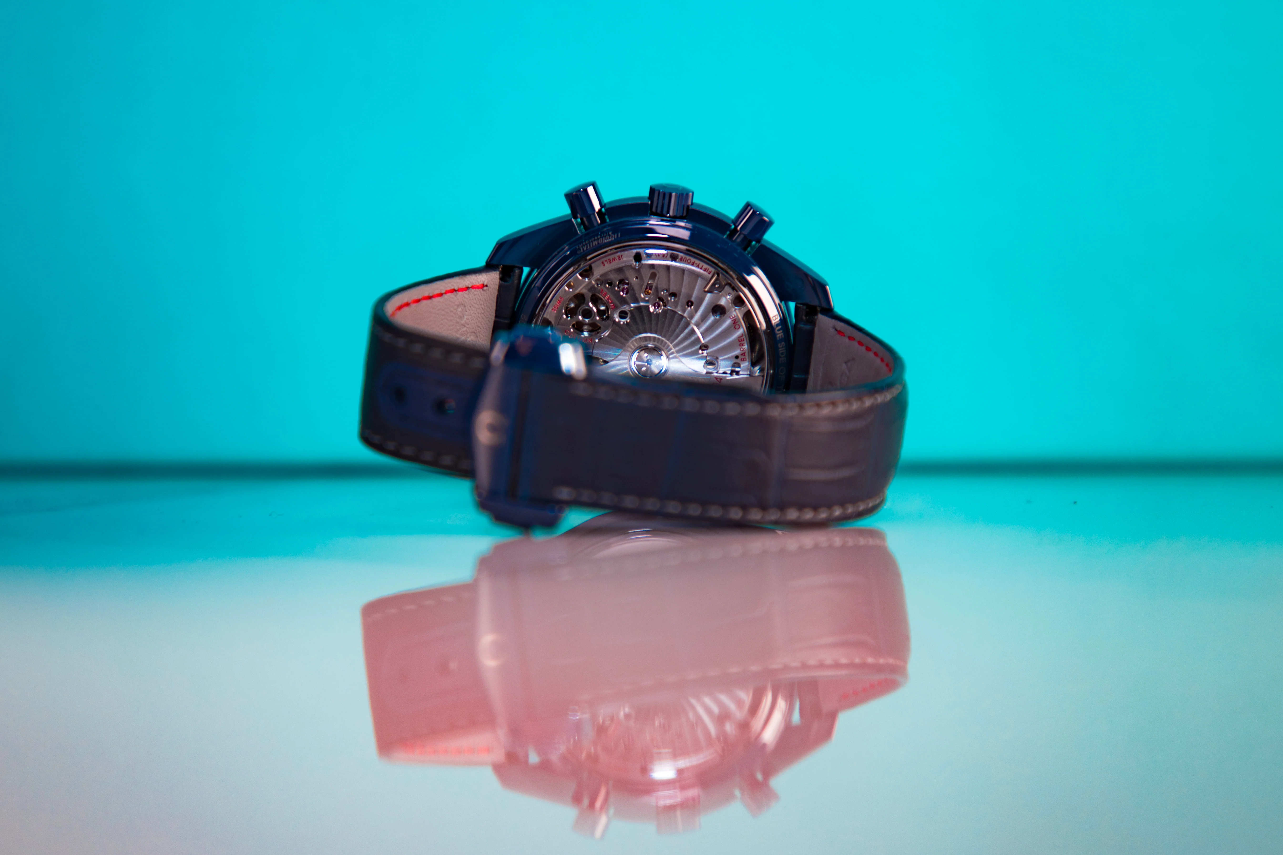 Omega Speedmaster Moonphase Blue Dial 44.25 mm Blue ceramic Strap 304.93.44.52.03.001 - Image 8